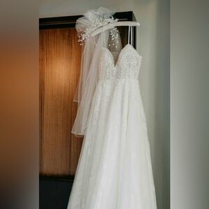 Wedding Dress, Women's, Floor Length, Special Occasion, Prom, Dress, Size 10